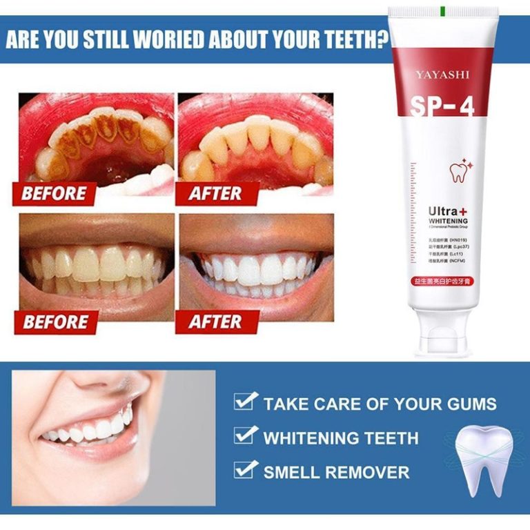 SP 4 Probiotic Whitening Stain Removal Toothpaste - Image 2